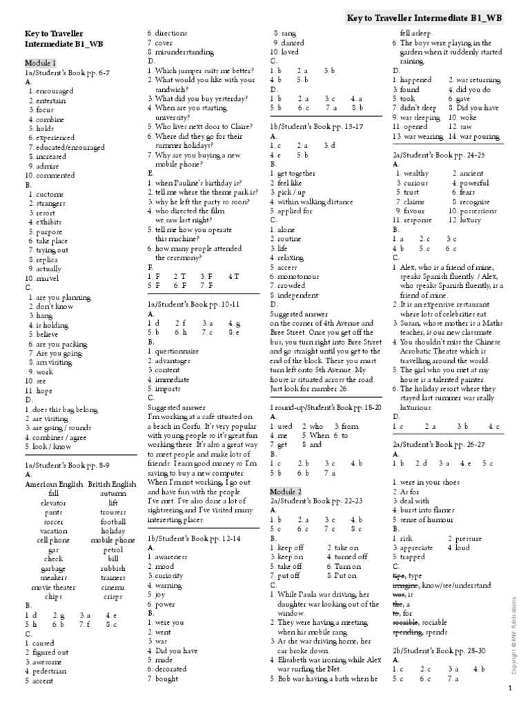 module 2 test answer key