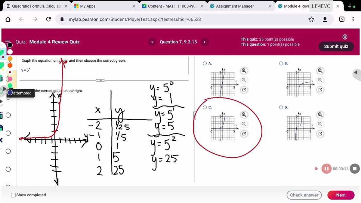 module 4 test answers math