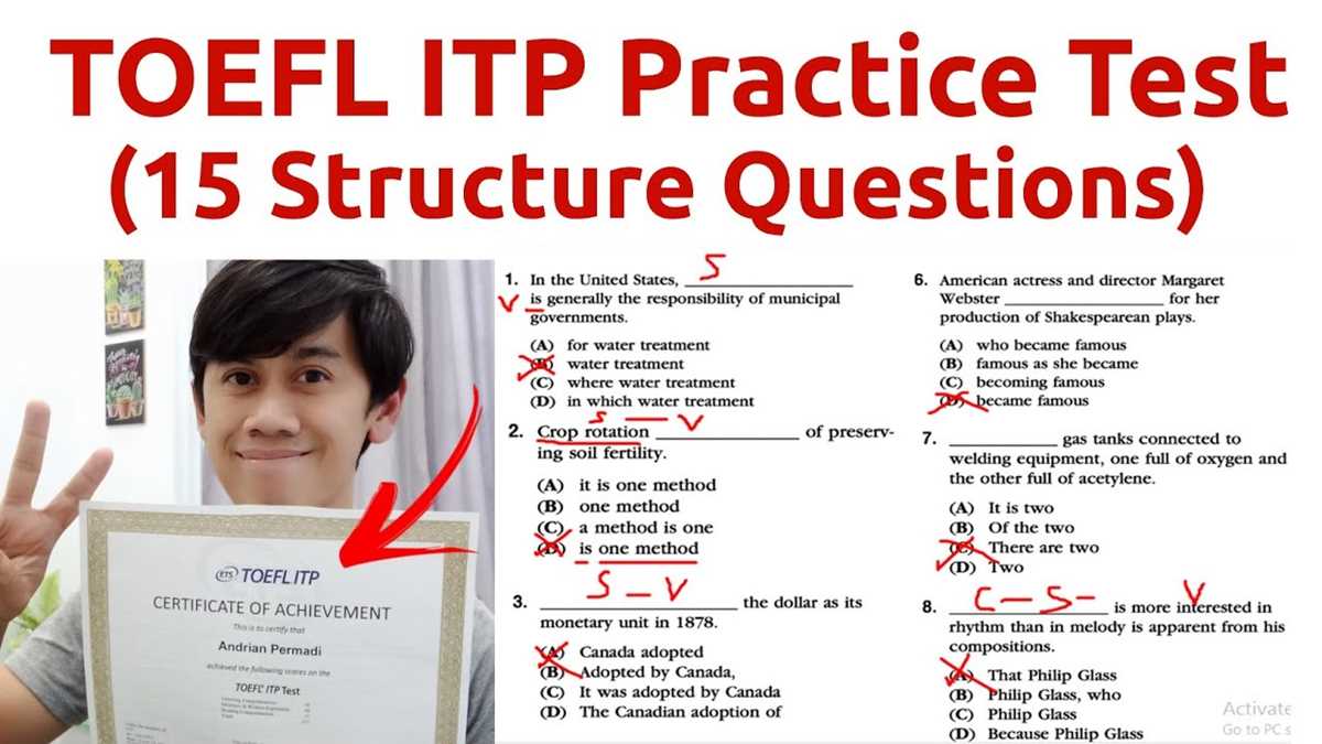 toefl practice test answers
