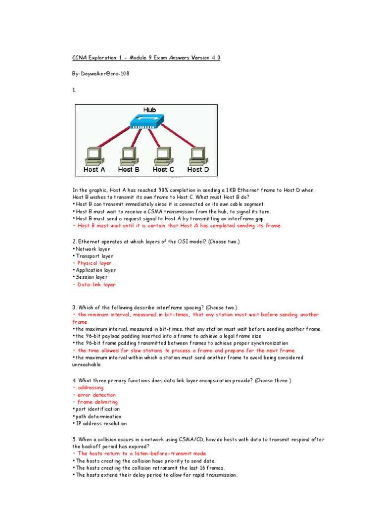 netacad chapter 9 exam answers