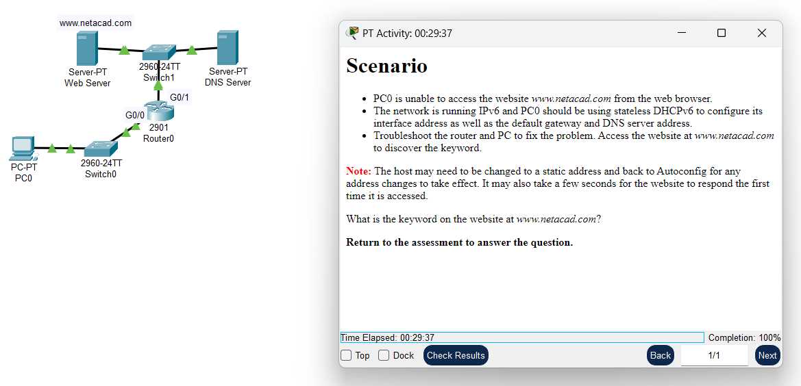 netacad module 8 10 exam answers