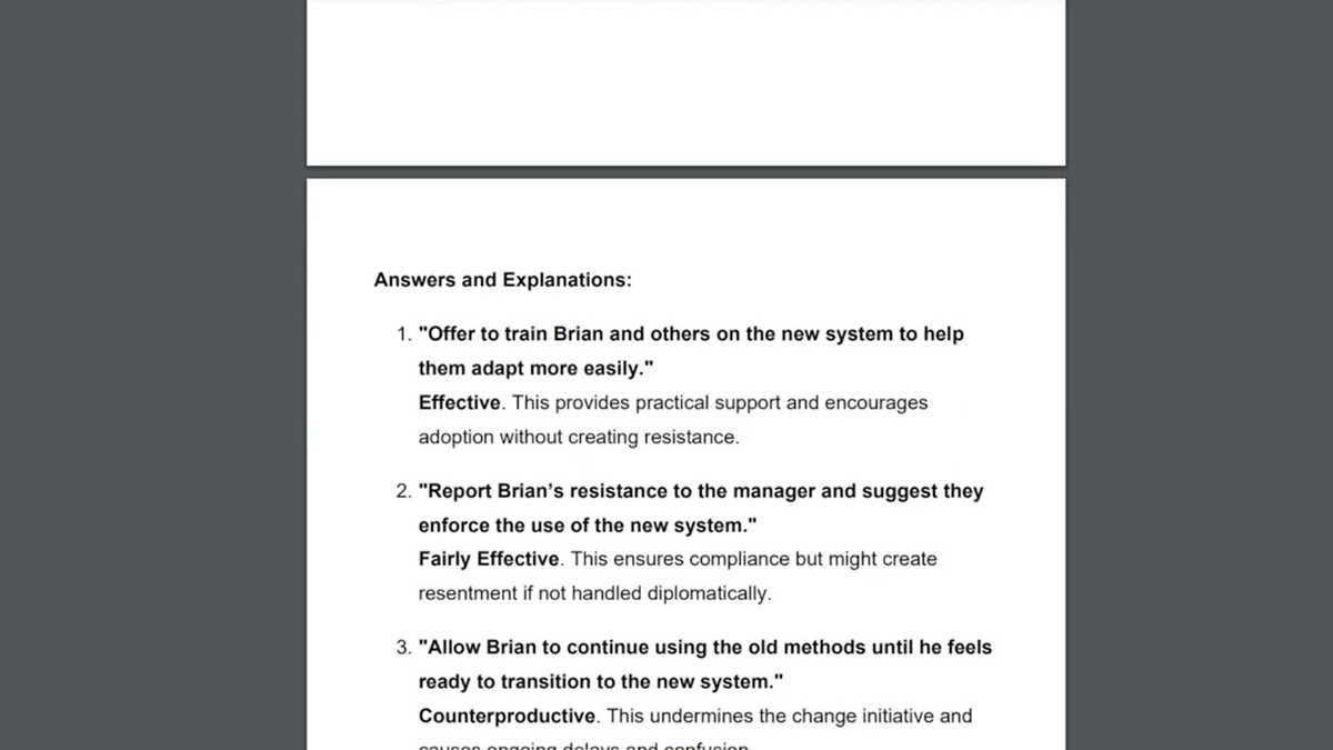 civil service judgement test questions and answers