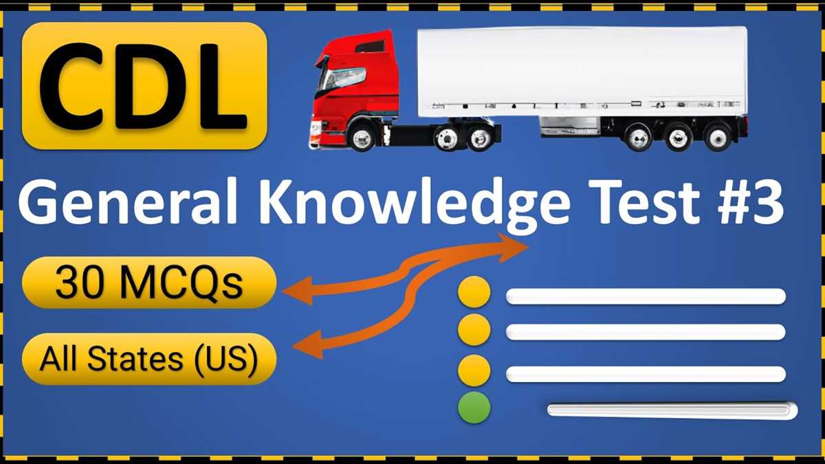 free cdl general knowledge test answers