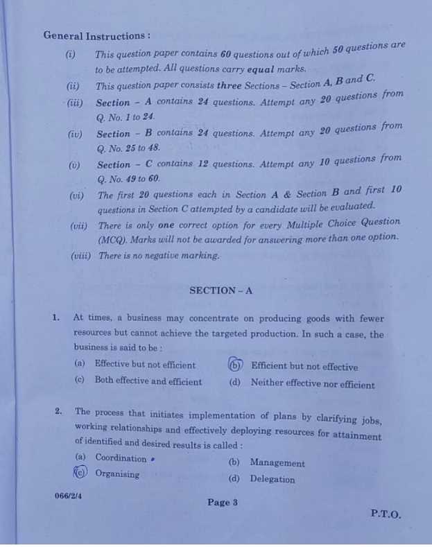 business studies exam questions and answers