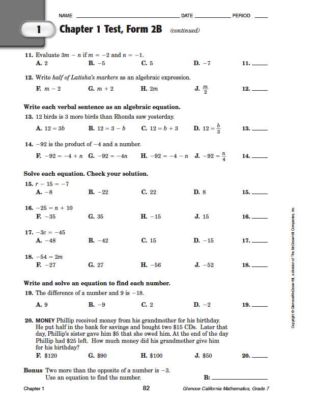 chapter 8 chapter test form b geometry answers