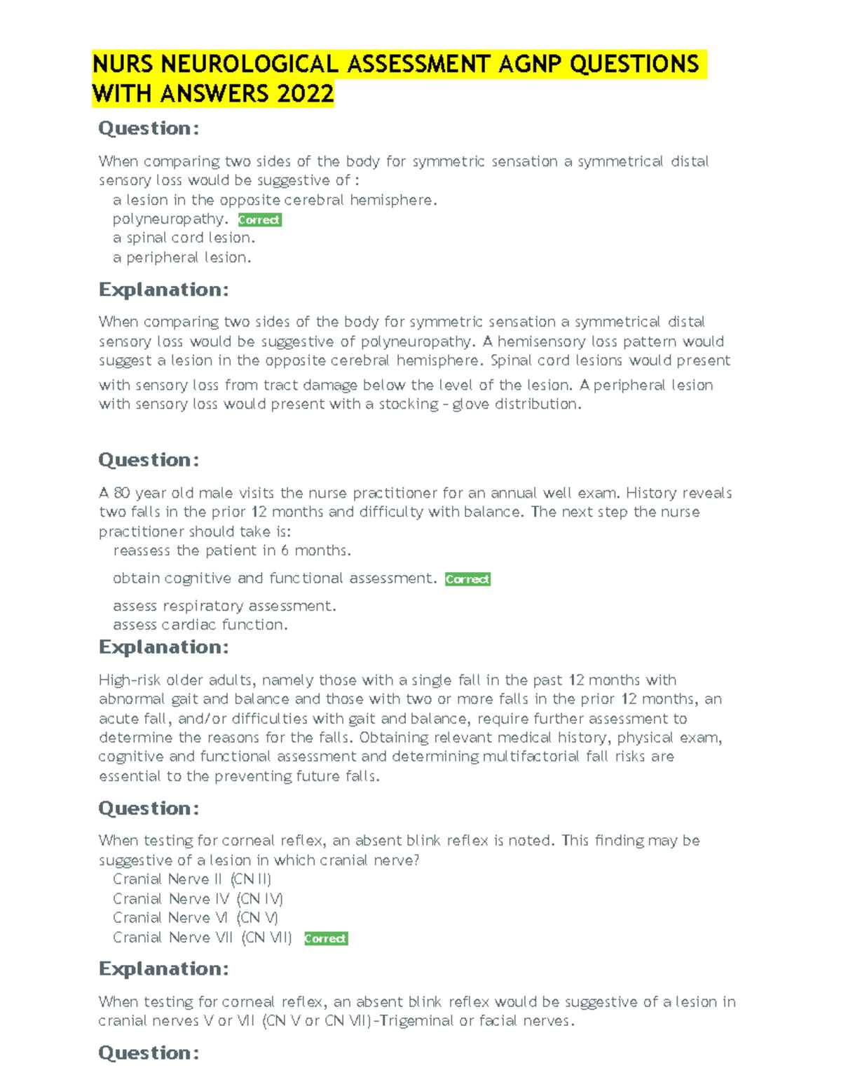 prophecy core mandatory part 2 test answers