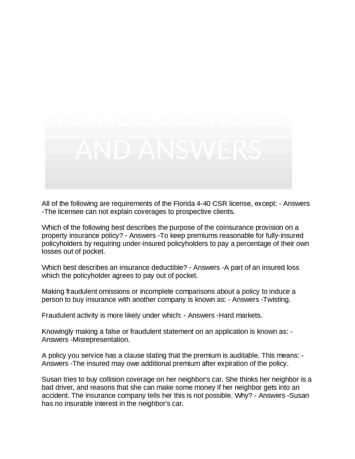 4 40 license test answers