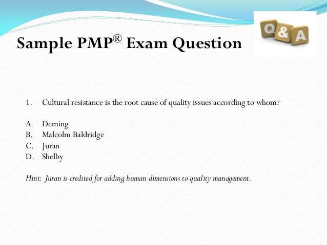 pmp exam questions with answers