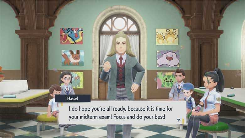pokemon scarlet and violet final exam answers