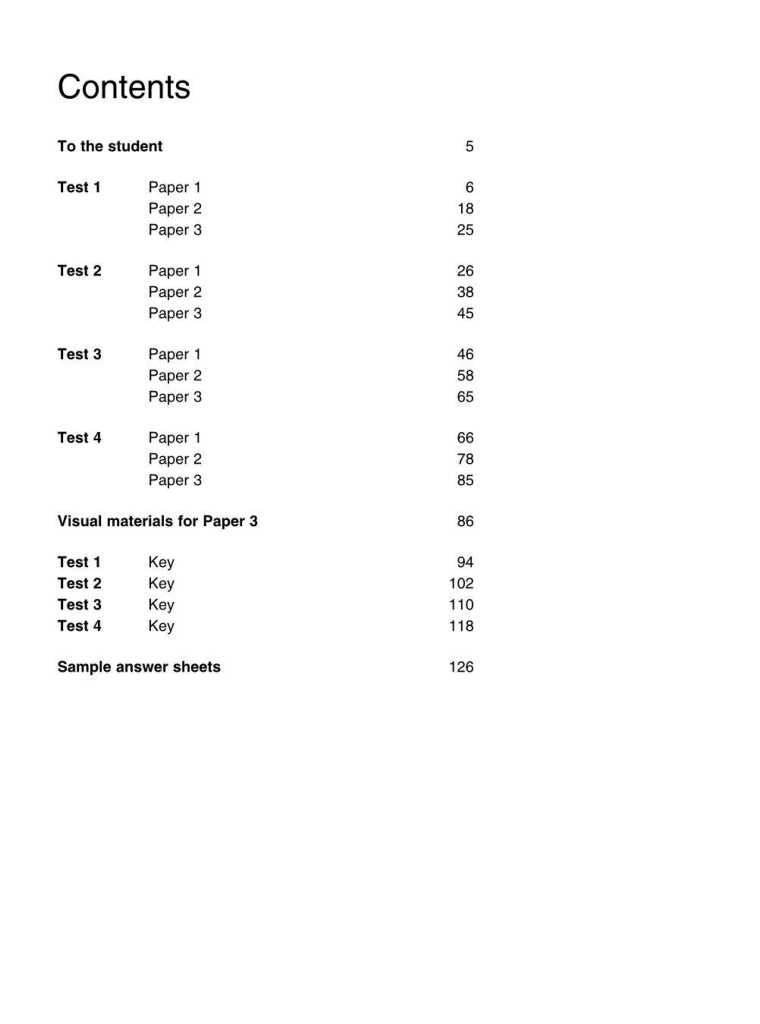 practice test 3 english test answer key