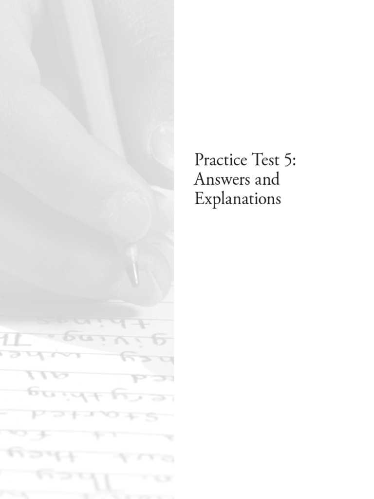 practice test 5 answers