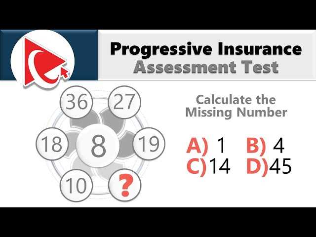 progressive insurance assessment test answers