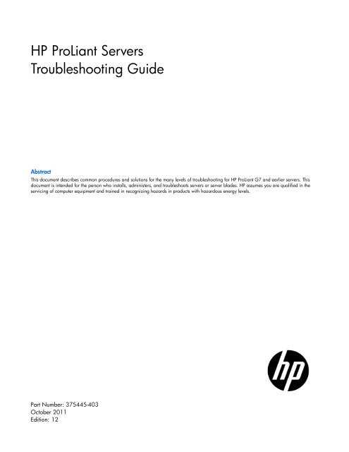 proliant server foundation test answers