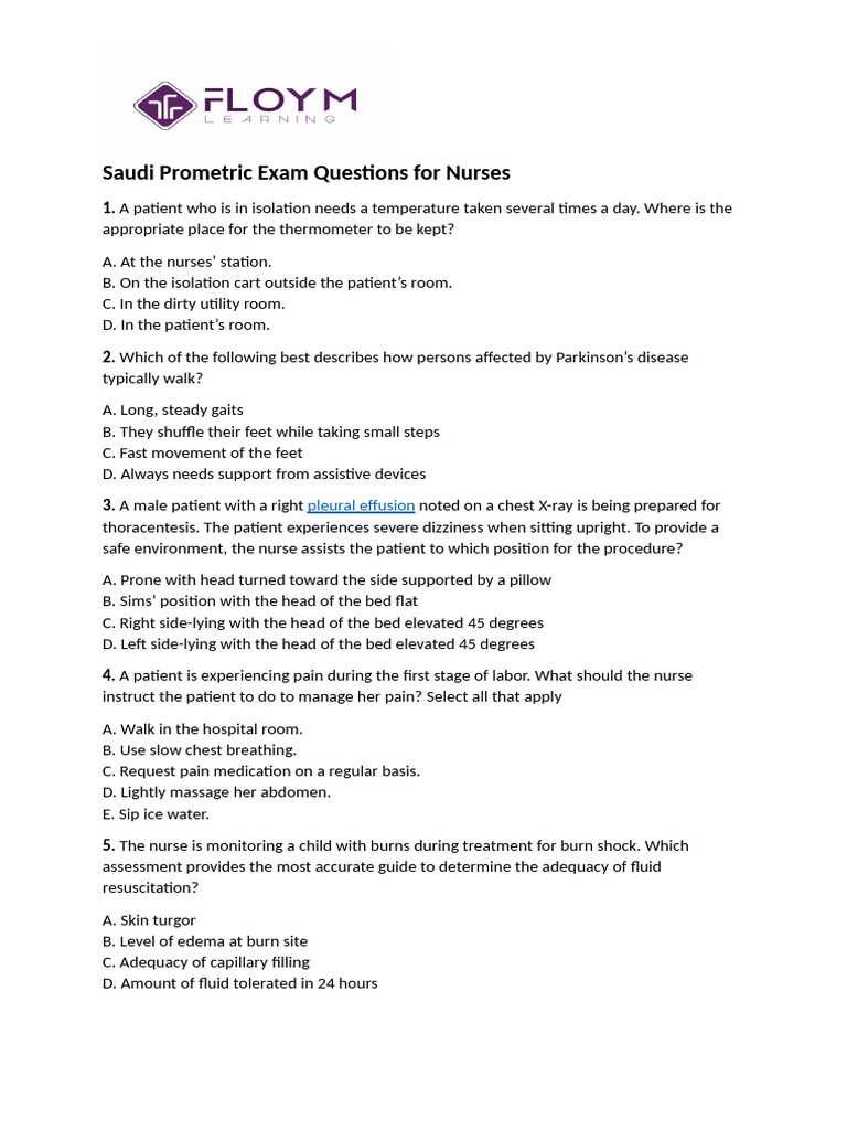 prometric test questions and answers