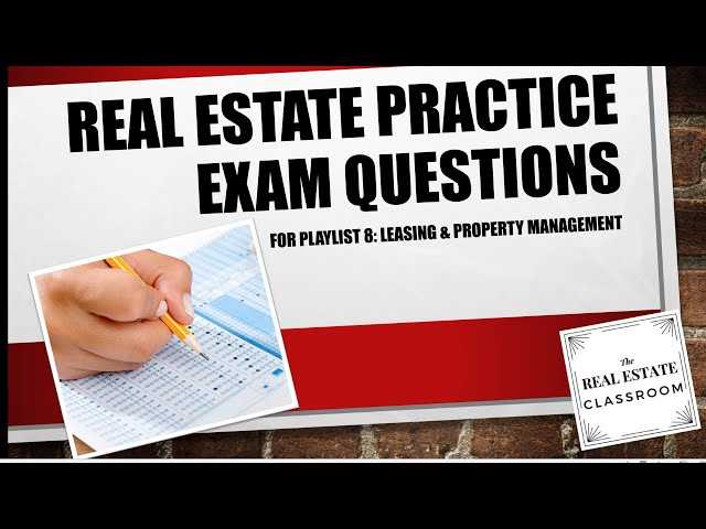 property management final exam answers