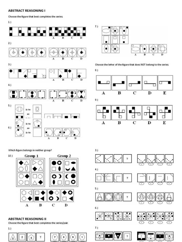 logical ability test with answers
