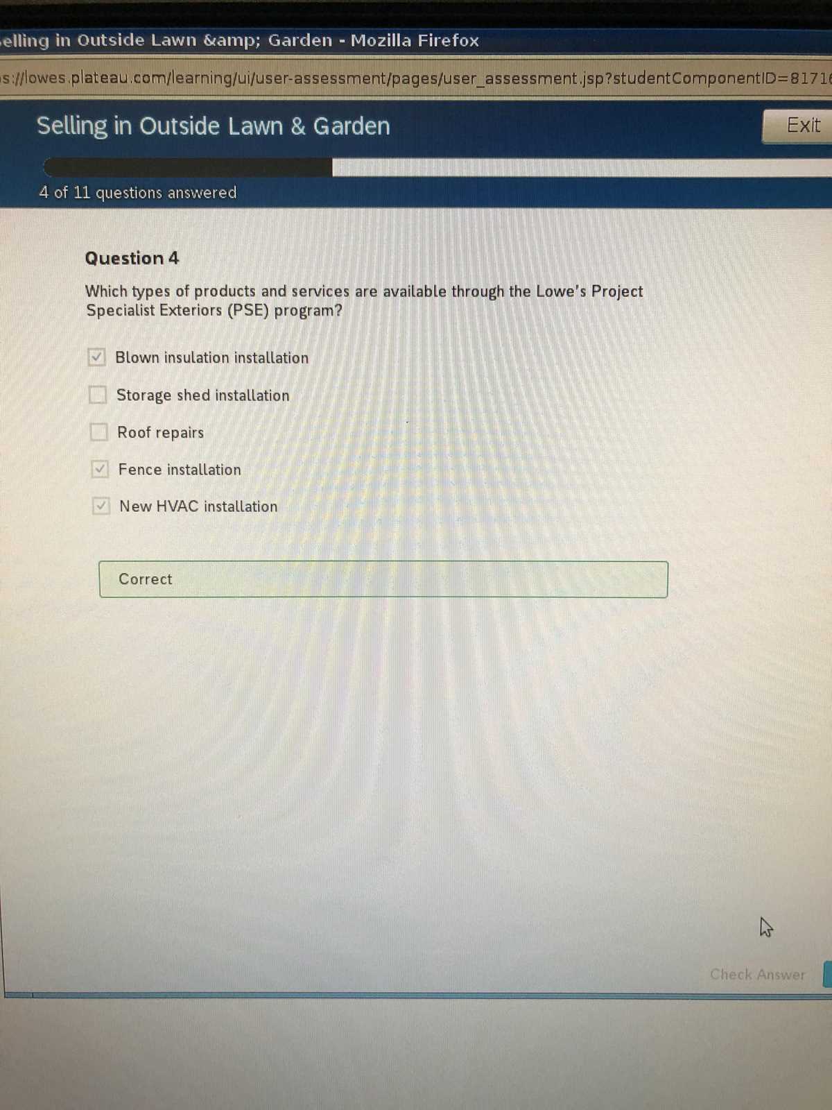 lowes assessment test answers