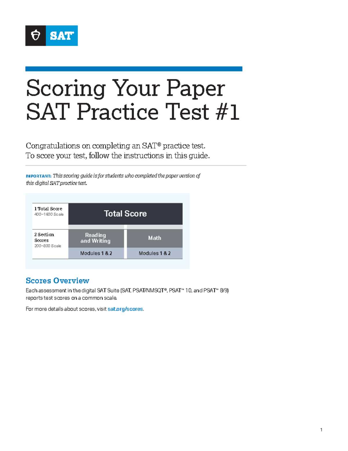 mcgraw hill sat practice test 1 answers