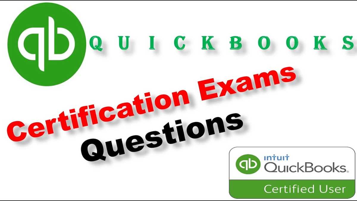 quickbooks desktop certification exam answers