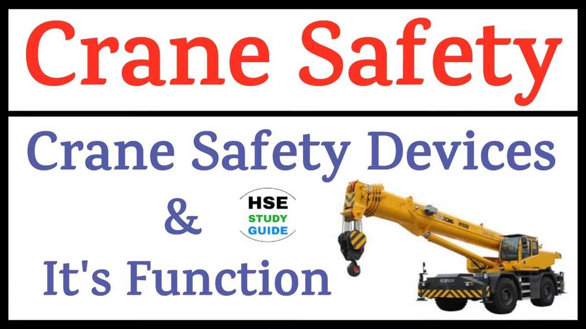 category 3 non cab operated crane safety test answers
