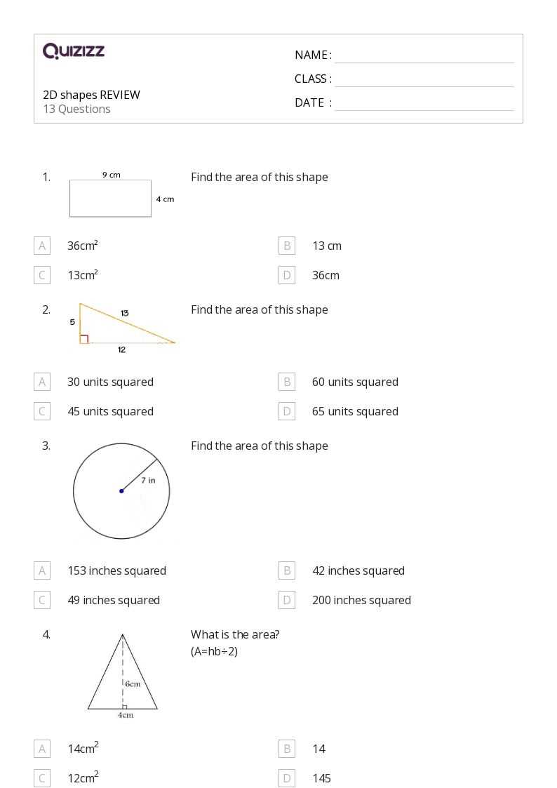 chapter 8 test form 2d geometry answers