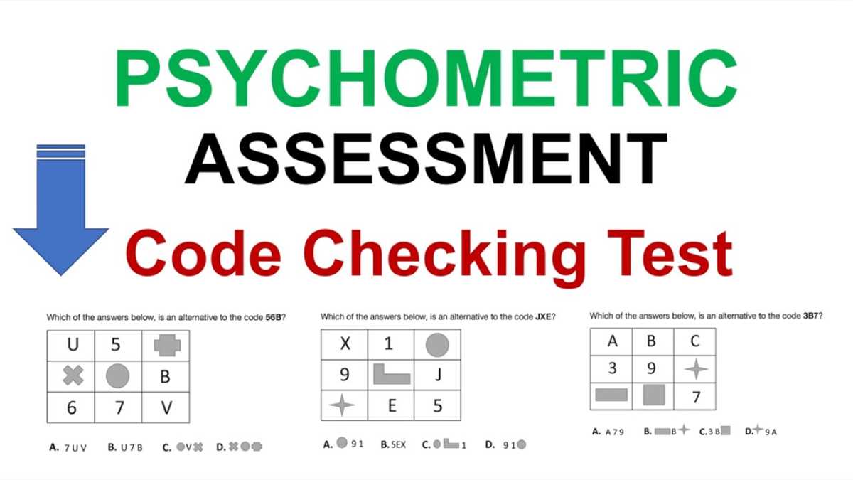 examples of psychometric tests questions and answers