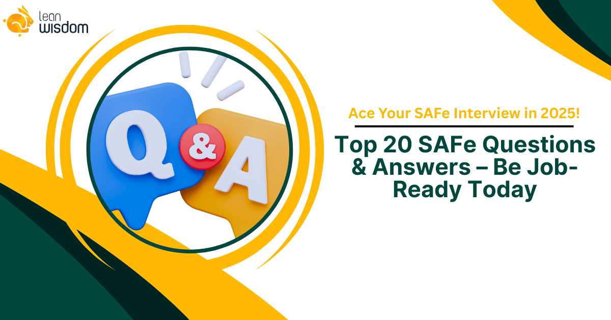 safe agile test answers