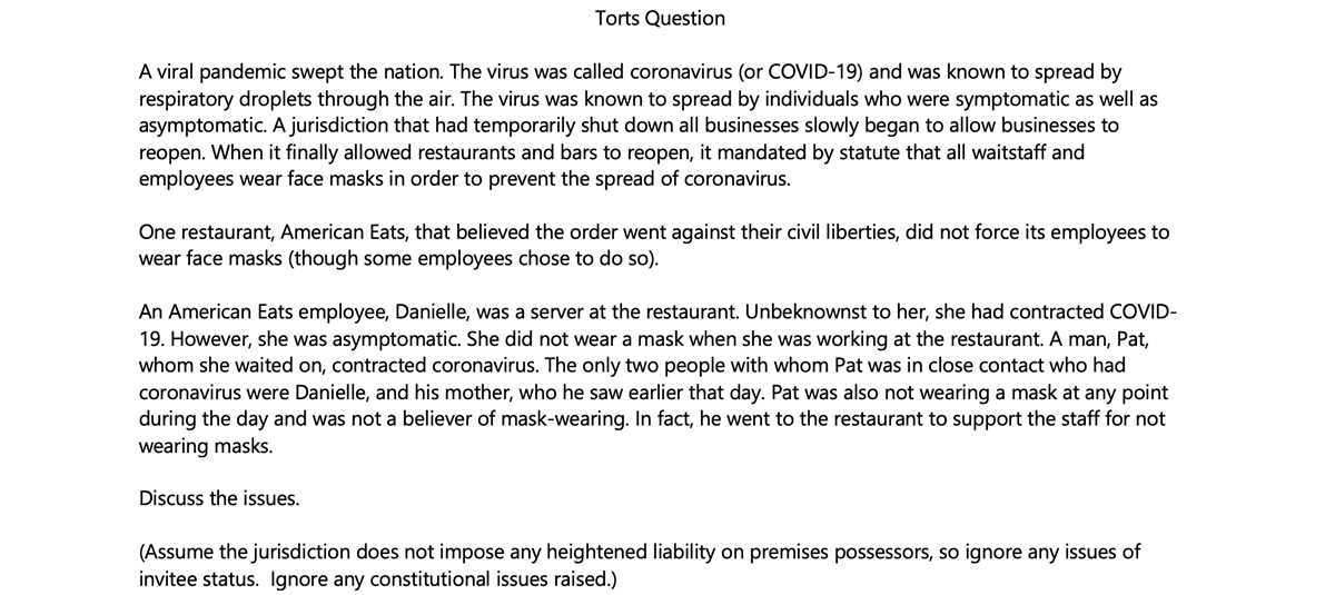 sample constitutional law exam answers
