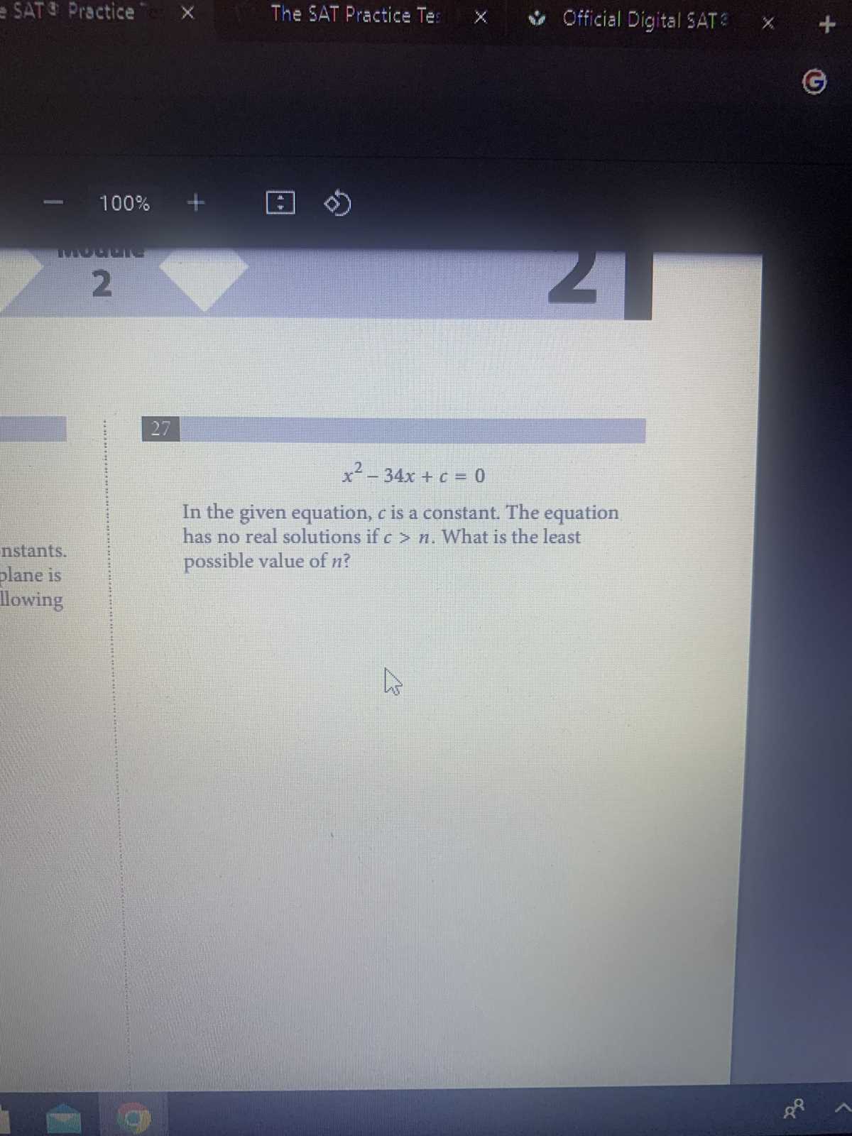 sat digital test 1 answers
