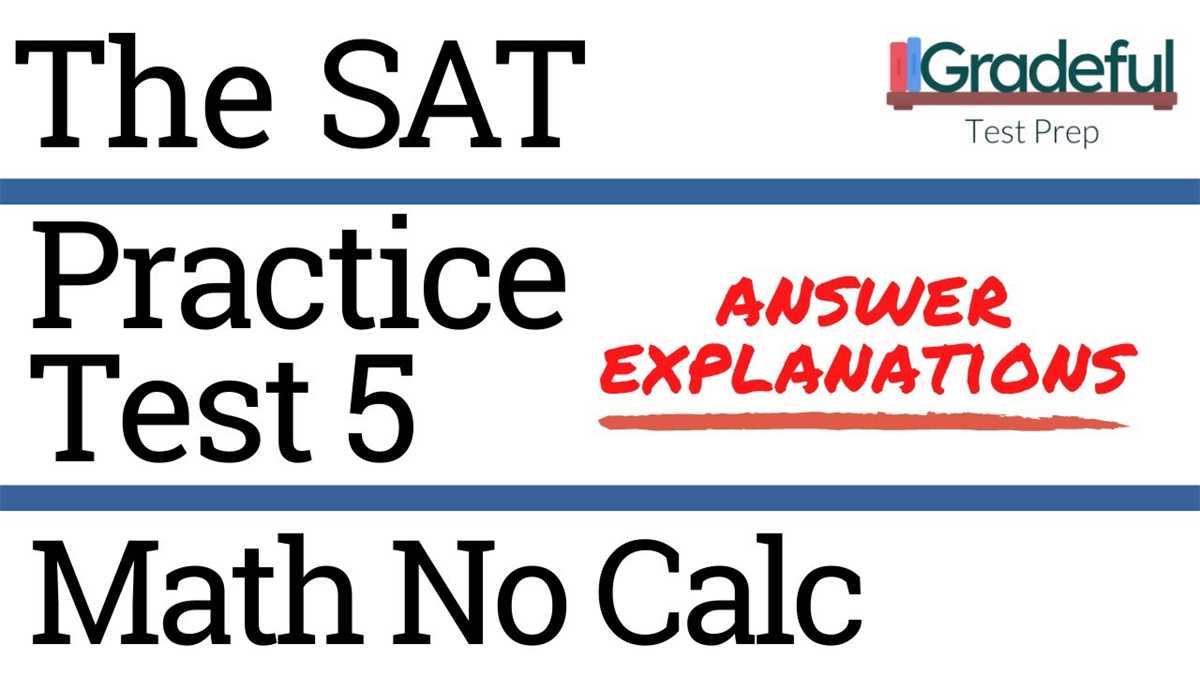 sat practice test 5 answer