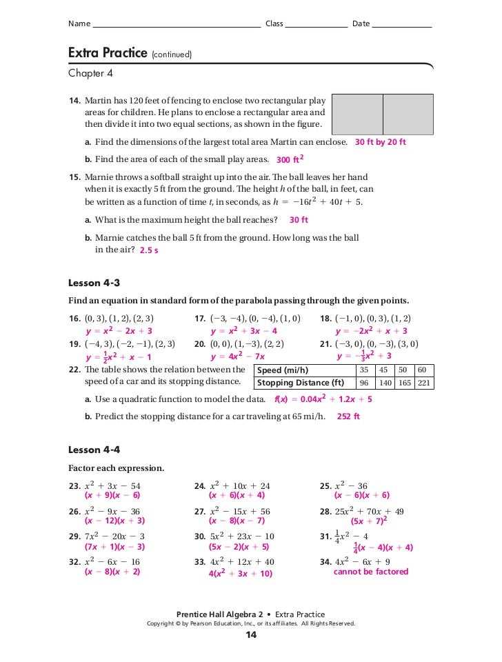 savvas realize chapter 4 test answers