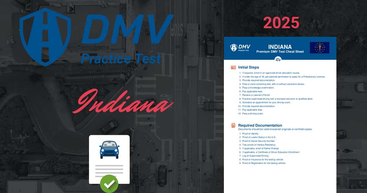 indiana drivers license test answers