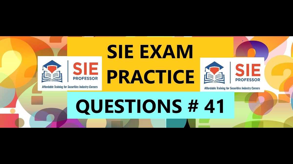 sie exam questions and answers