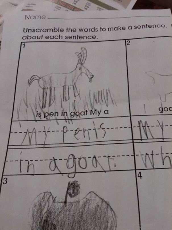 smart aleck answers on tests