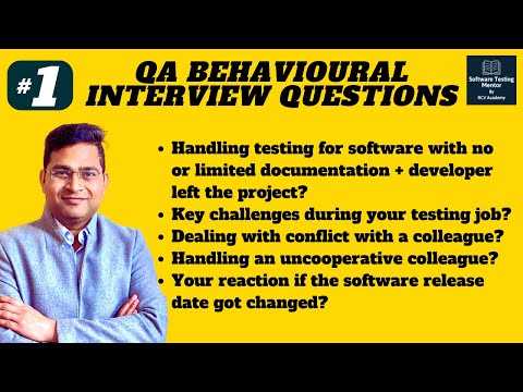 software testing behavioural interview questions and answers