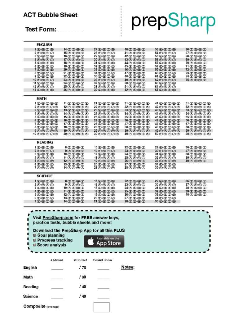 staar test bubble answer sheet