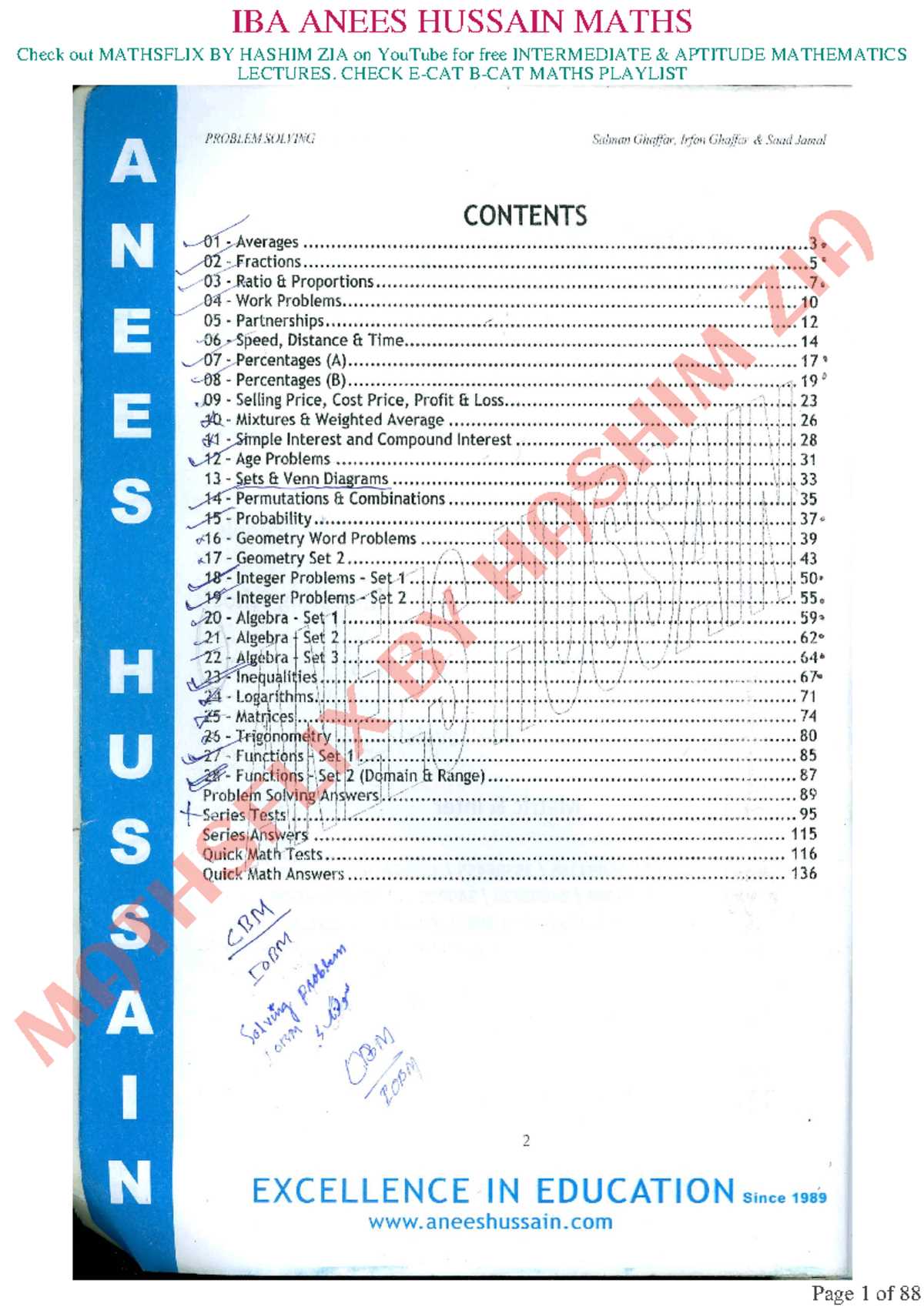 iba test papers with answers