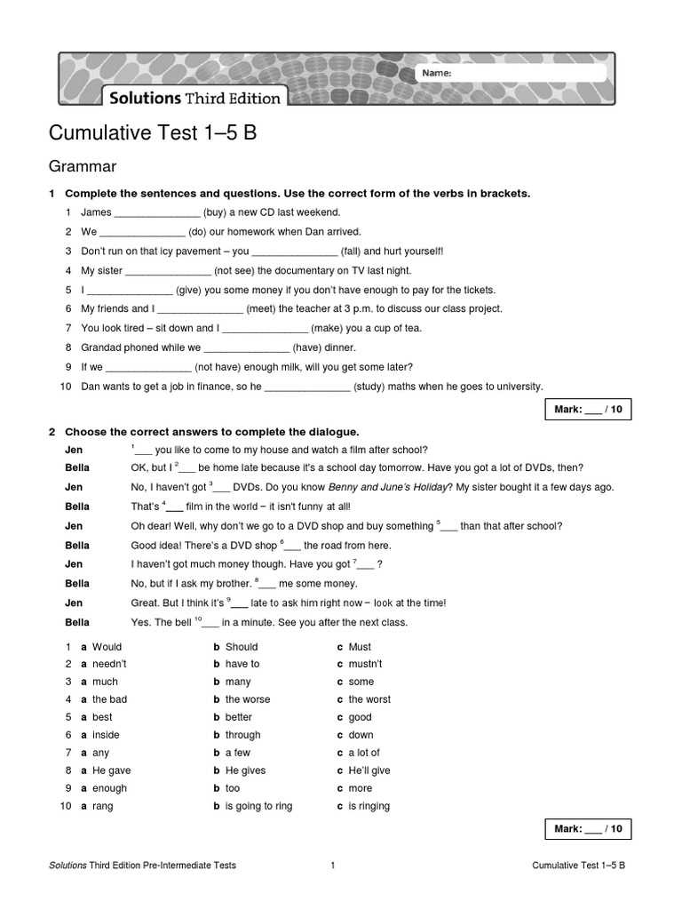 test book answers