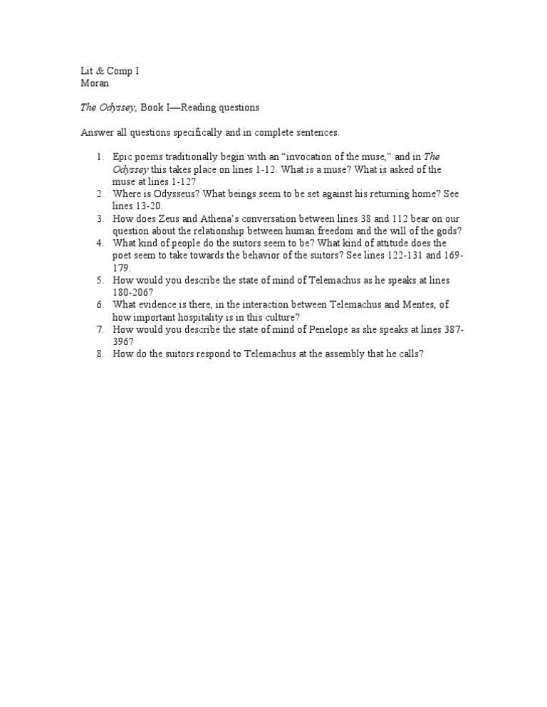 the odyssey part 1 test answers the odyssey part 1 test answers