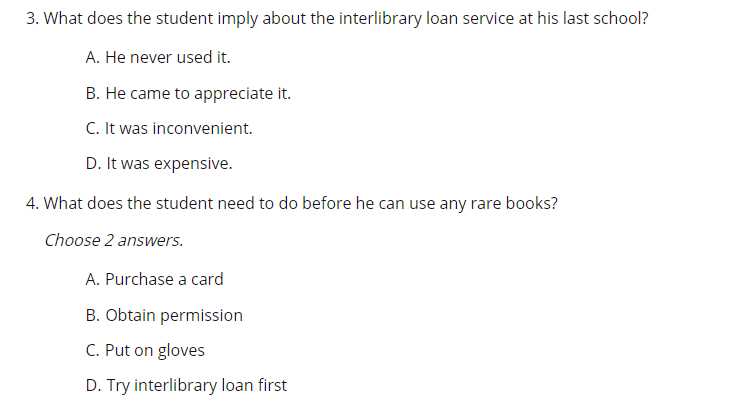toefl exam answers
