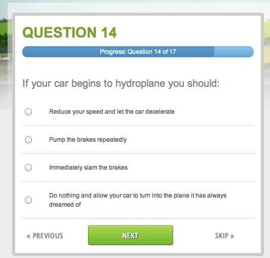 top driver test answers