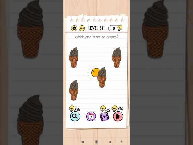 brain test level 311 answer