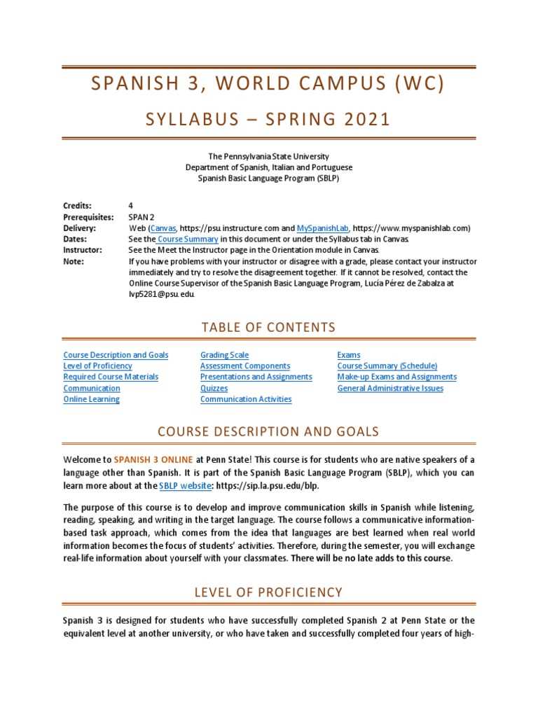 myspanishlab exam answers