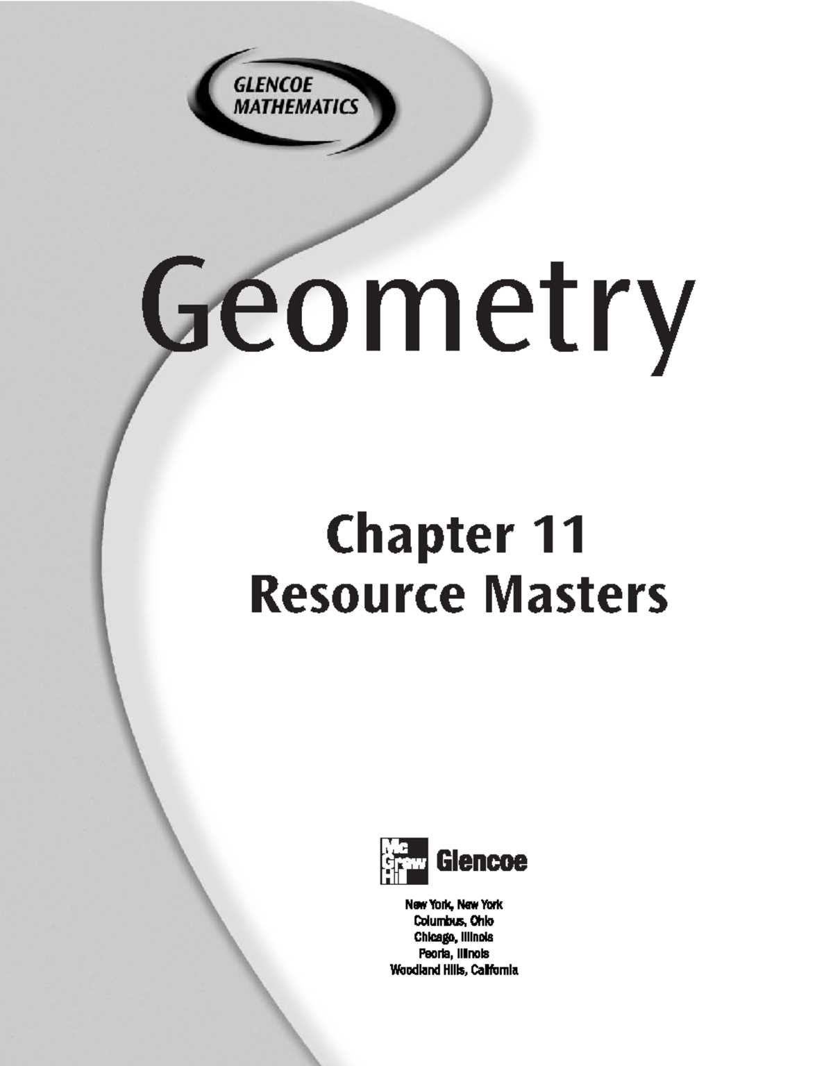 geometry test answers chapter 11