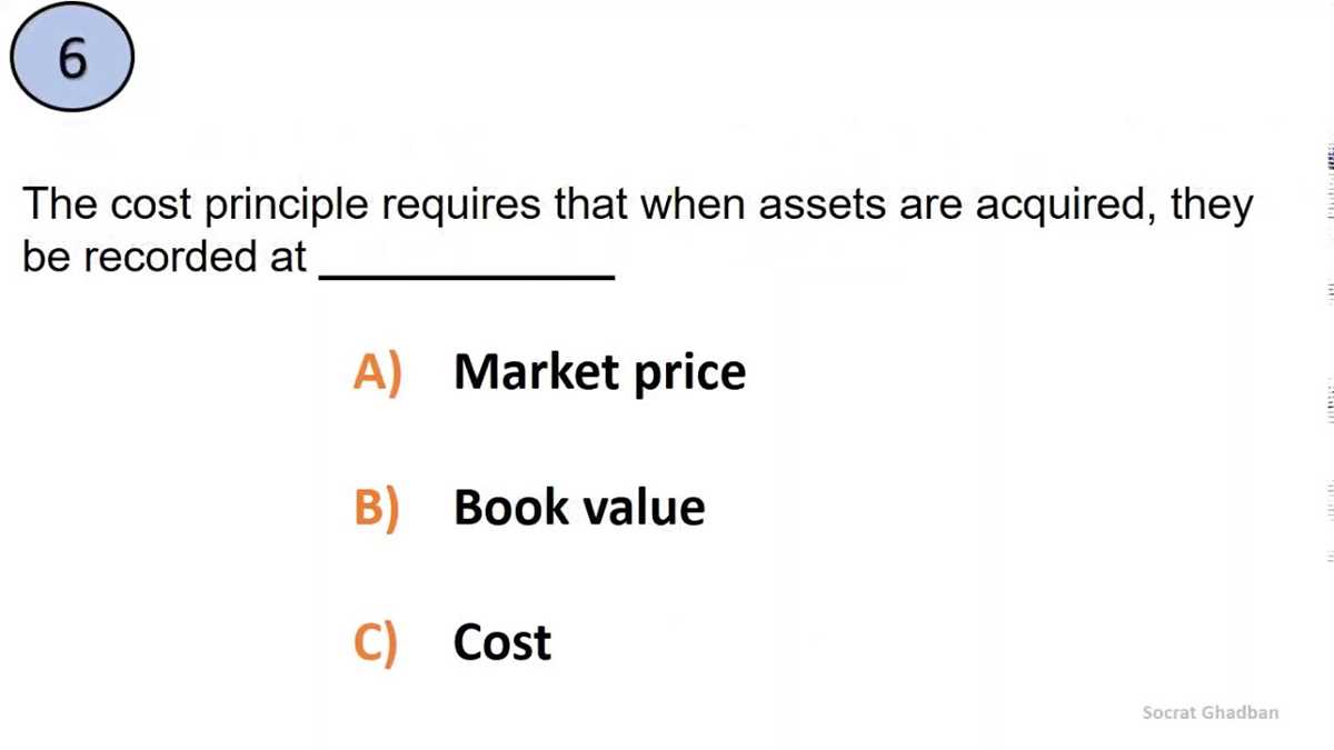 accounting tests and answers