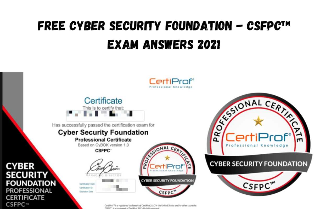 cybersecurity awareness professional certification exam answers