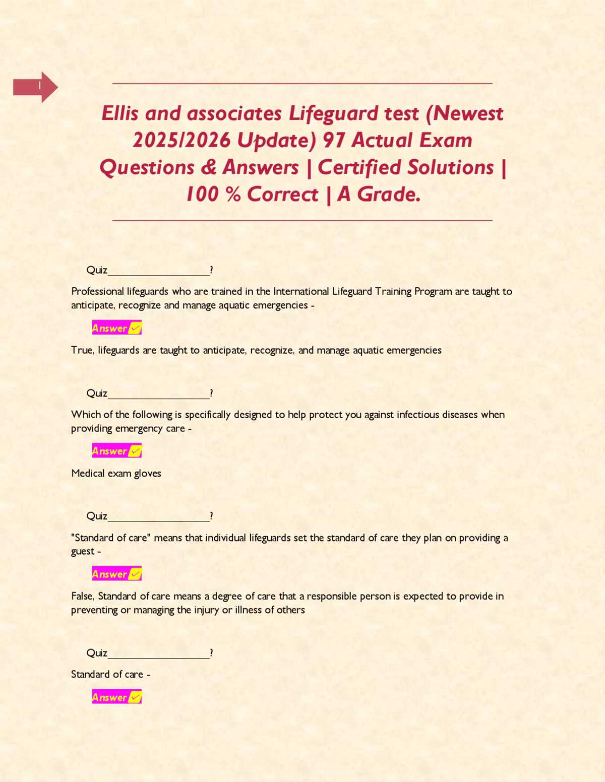 nplq exam questions and answers