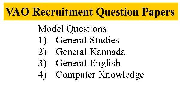 vao exam question paper with answer