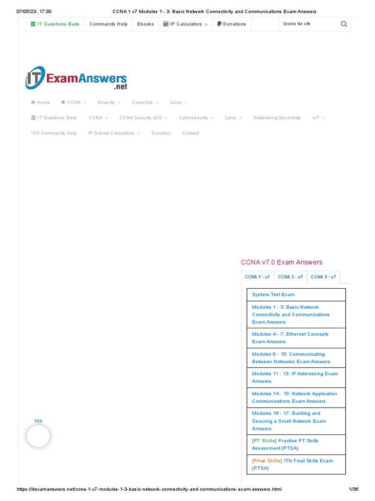 module 16 17 exam answers
