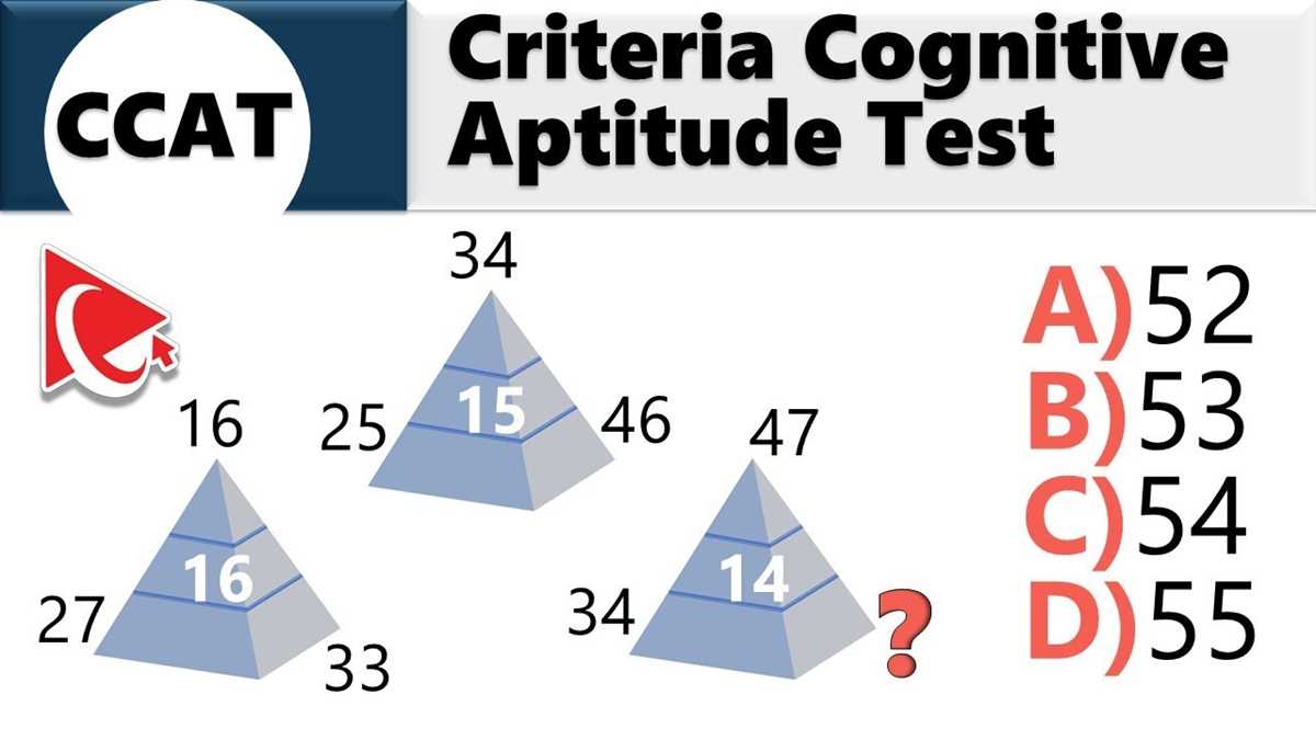 cognitive aptitude test crossover answers